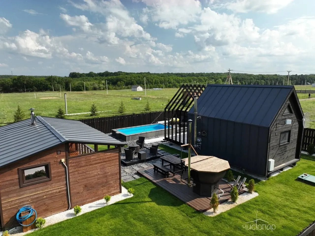 ЭКО-ДАЧИ "BLACK BARN" - фотография ЭКО-ДАЧИ "BLACK BARN"