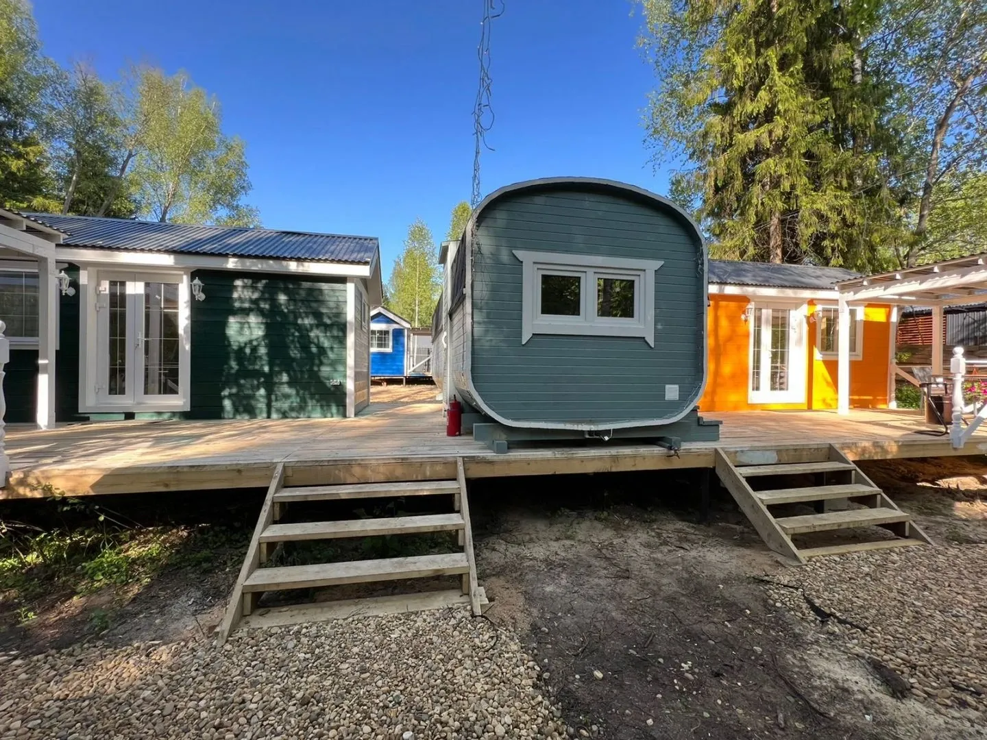 tariff Дуплекс-домик желто-зеленый