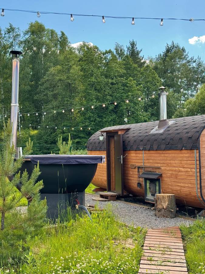 tariff Аренда А-фрейм 2 "БОХО" с баней и банным чаном