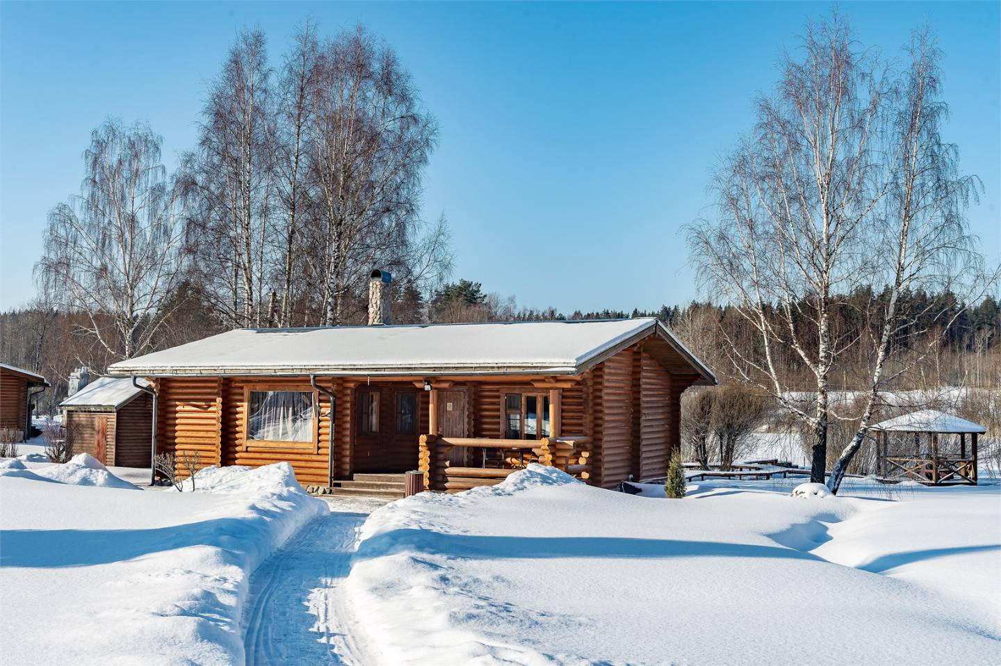 tariff Одноэтажный коттедж у реки с сауной № 2