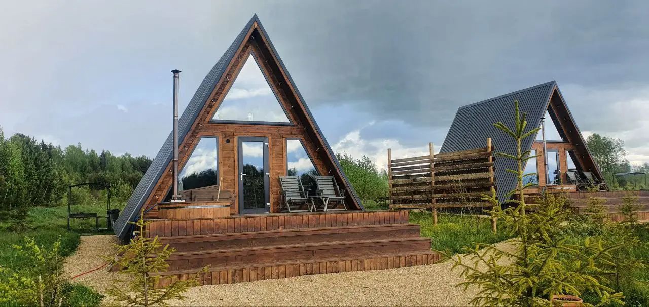 tariff Аренда Домика А-фрейм с купелью Фурако