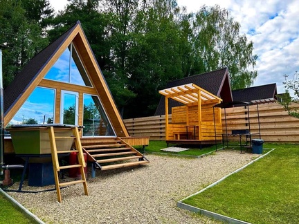 tariff A-frame домик №1 с банным чаном