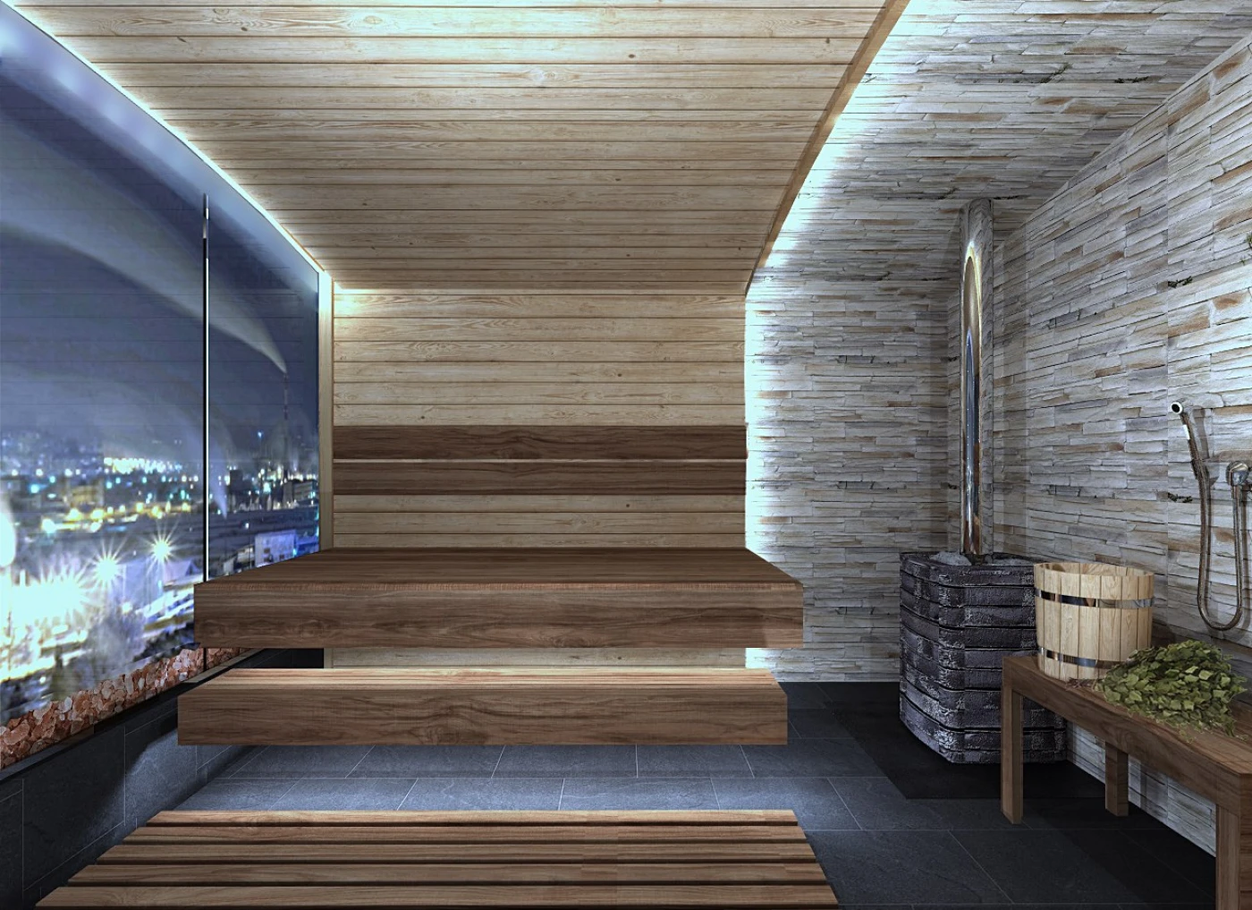 Баня на крыше - фото 9