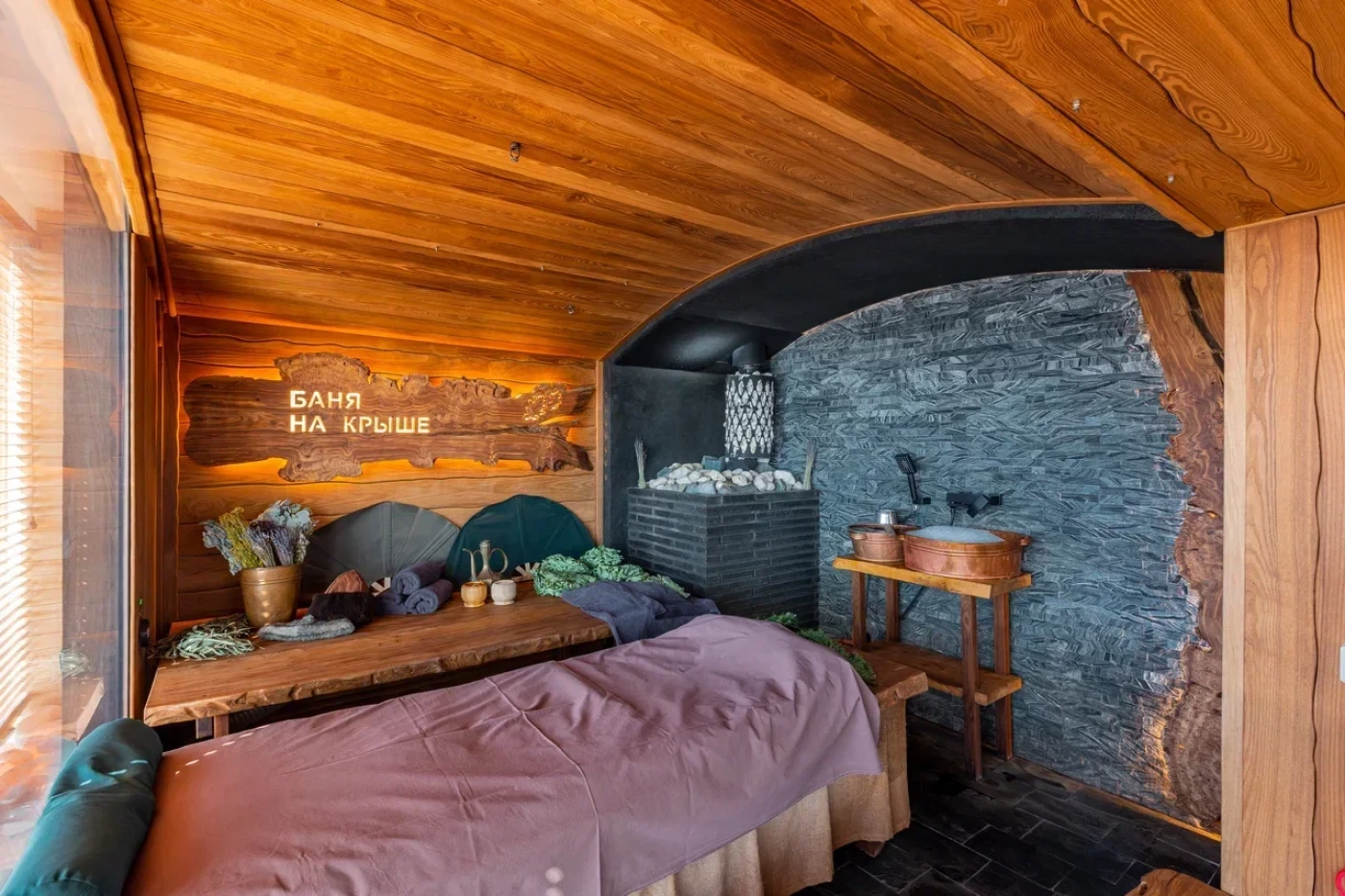 Баня на крыше - фото 19